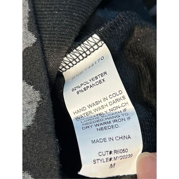 Lavish Black Grey Cropped Leopard Print Jacket Vest sz MEDIUM NWT‎ - Picture 9 of 10